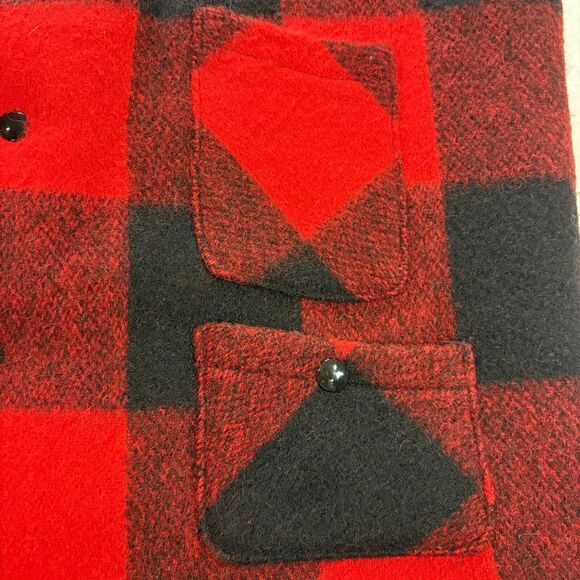 Woolrich Buffalo Check Vest/Size M/Buffalo Check/Sherpa Lined/Outdoors/Unisex - Picture 9 of 9